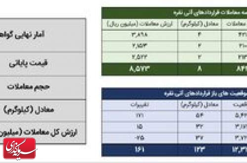 معامله ۳۵ کیلوگرم شمش نقره در بورس کالا